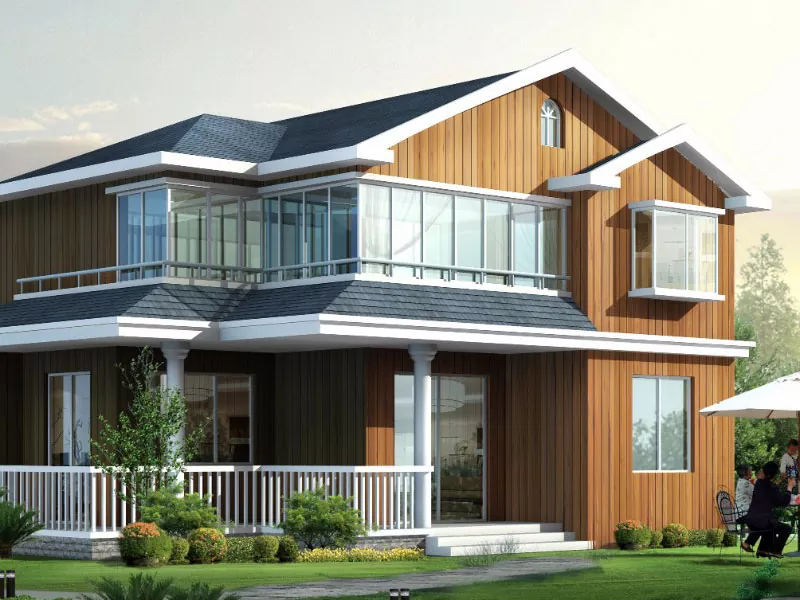 Ọdịmma okomoko na nke ọgbara ọhụrụ emebere ọkụ nchara Prefab Steel Villa